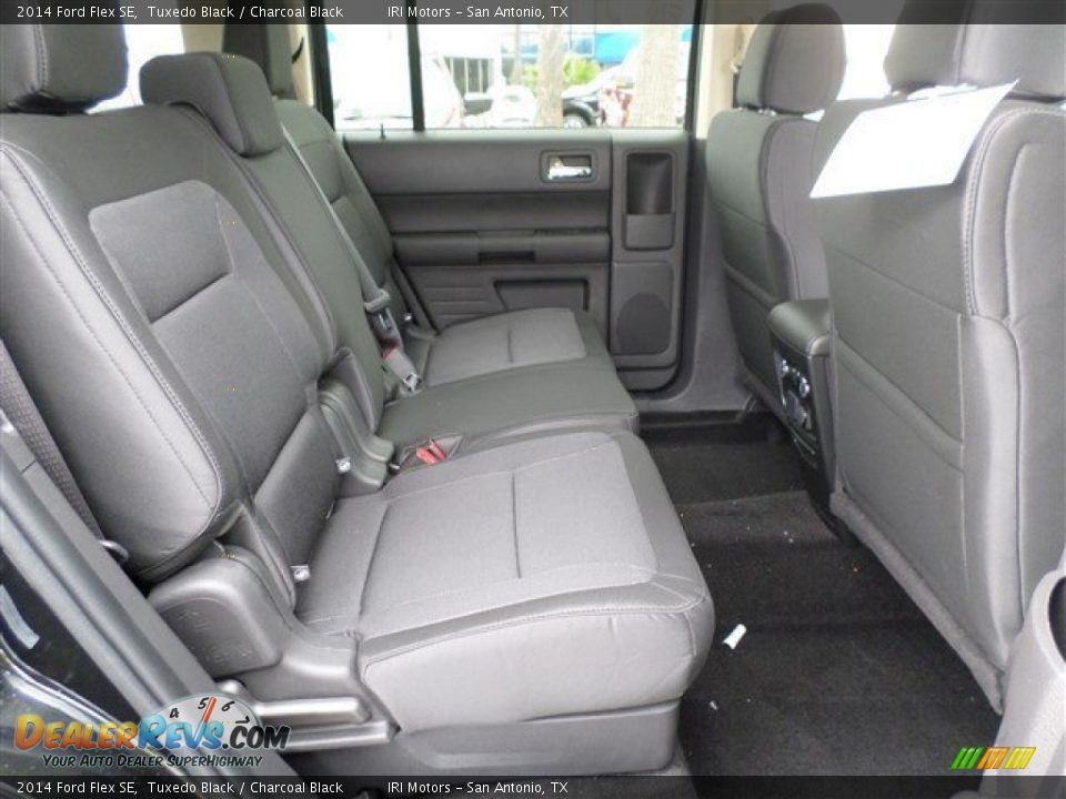 2014 Ford Flex SE Tuxedo Black / Charcoal Black Photo #12