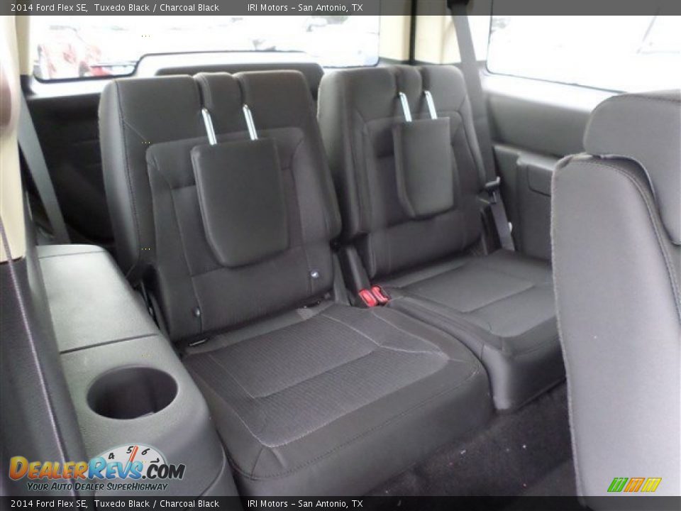 2014 Ford Flex SE Tuxedo Black / Charcoal Black Photo #13