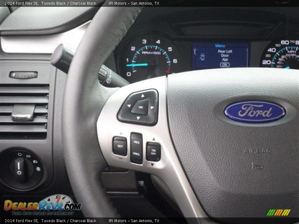 2014 Ford Flex SE Tuxedo Black / Charcoal Black Photo #18