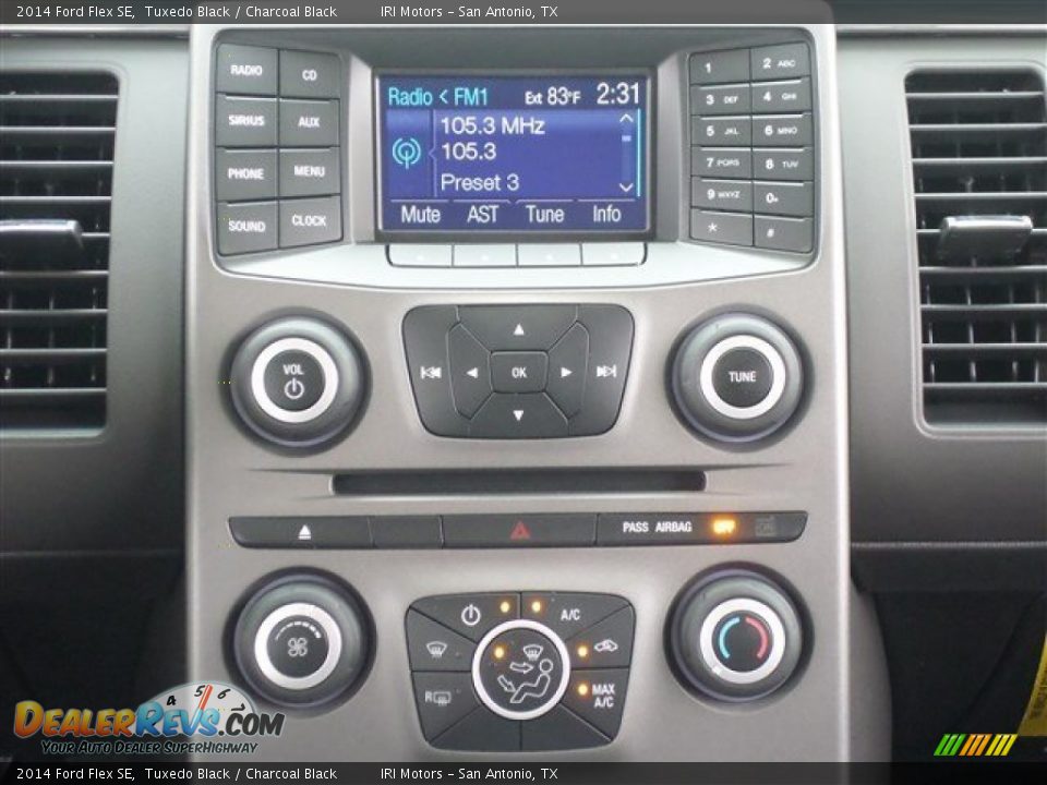 2014 Ford Flex SE Tuxedo Black / Charcoal Black Photo #20