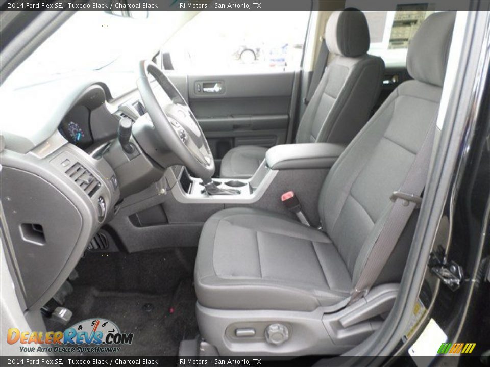 2014 Ford Flex SE Tuxedo Black / Charcoal Black Photo #23