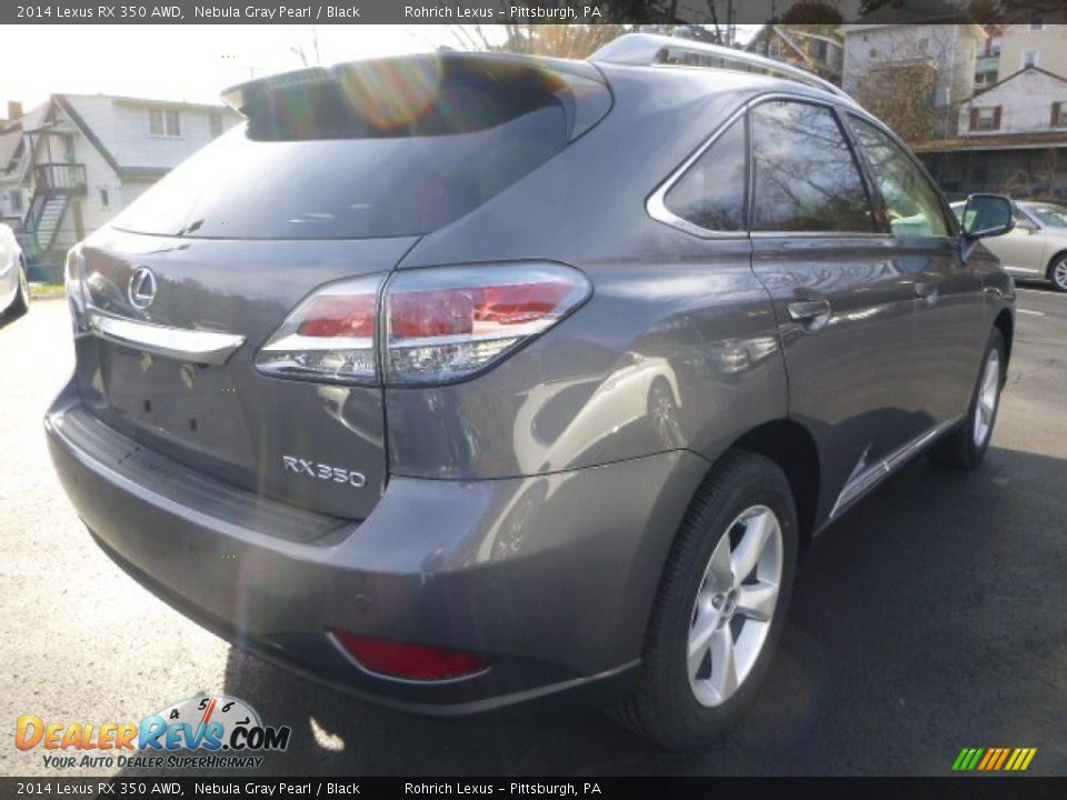 2014 Lexus RX 350 AWD Nebula Gray Pearl / Black Photo #4