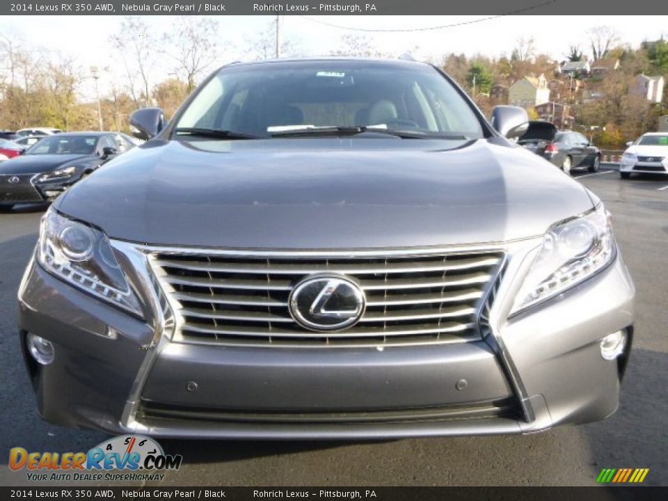 2014 Lexus RX 350 AWD Nebula Gray Pearl / Black Photo #7