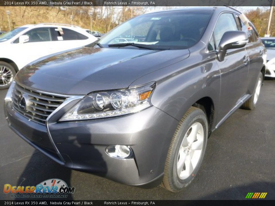 2014 Lexus RX 350 AWD Nebula Gray Pearl / Black Photo #8