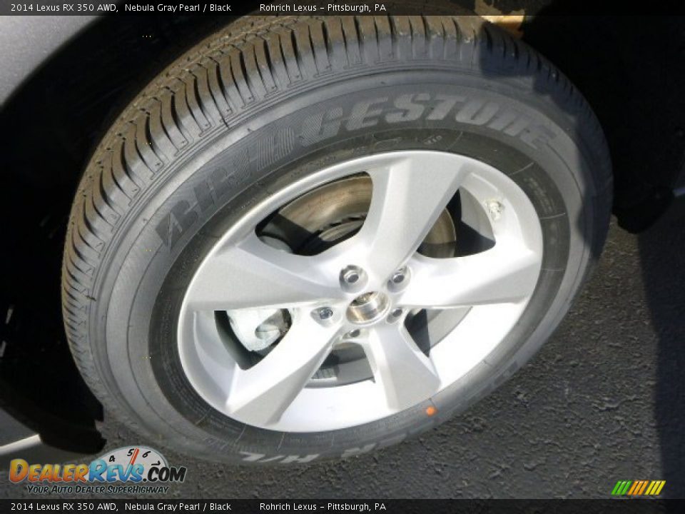 2014 Lexus RX 350 AWD Nebula Gray Pearl / Black Photo #9