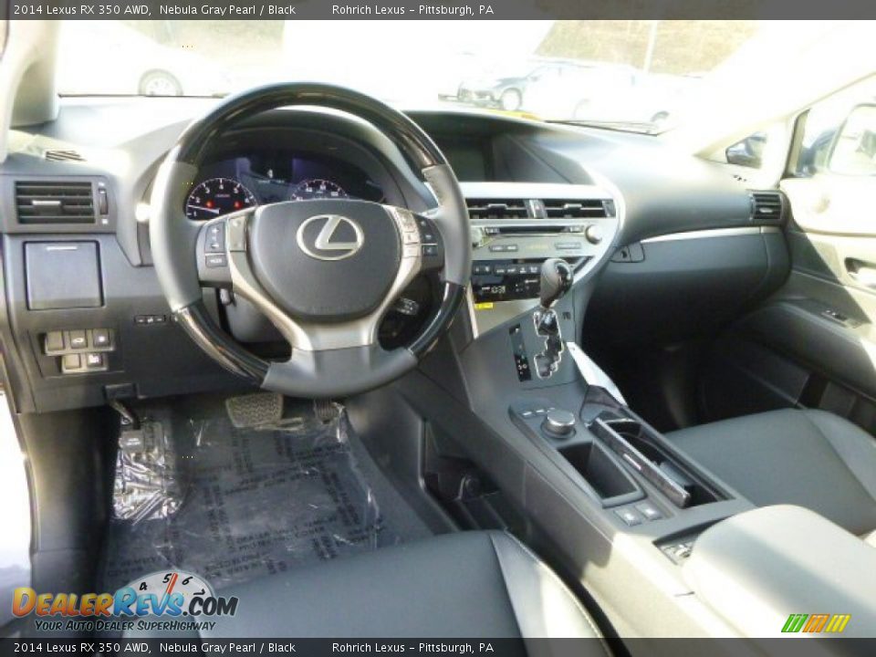 2014 Lexus RX 350 AWD Nebula Gray Pearl / Black Photo #12