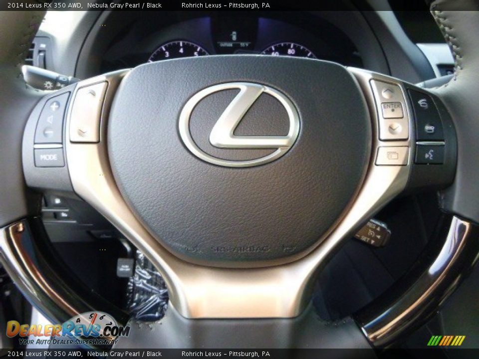2014 Lexus RX 350 AWD Nebula Gray Pearl / Black Photo #16