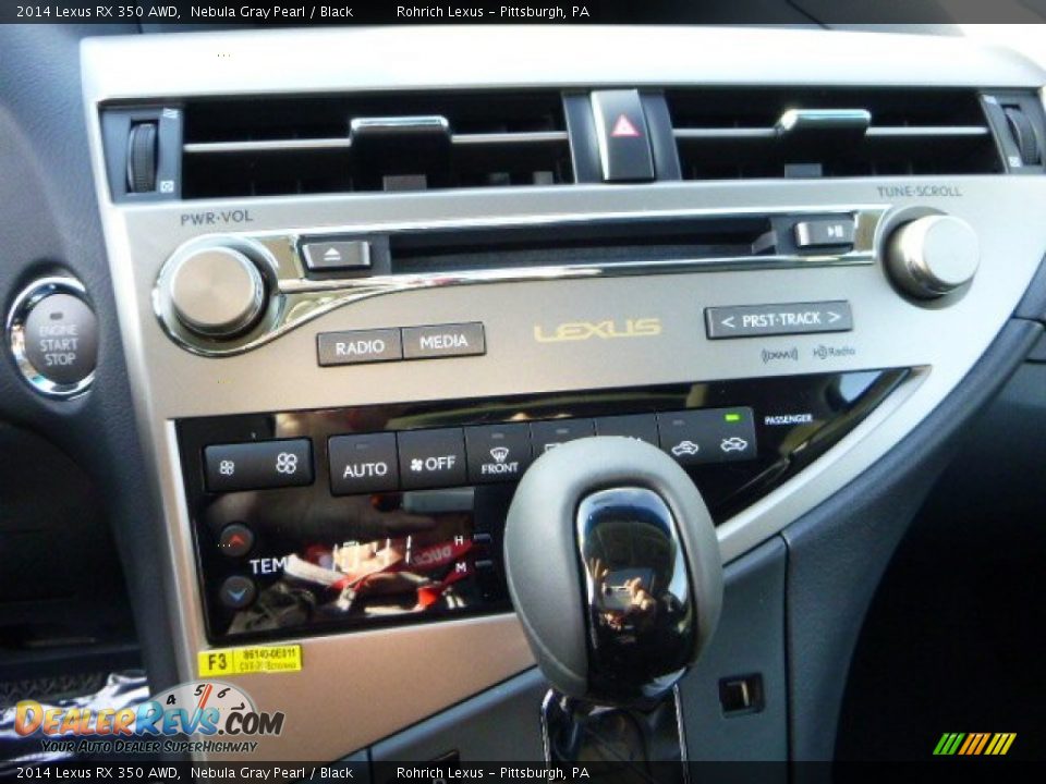 2014 Lexus RX 350 AWD Nebula Gray Pearl / Black Photo #17