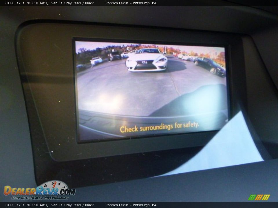 2014 Lexus RX 350 AWD Nebula Gray Pearl / Black Photo #19