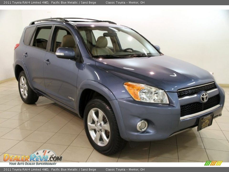 2011 Toyota RAV4 Limited 4WD Pacific Blue Metallic / Sand Beige Photo #1