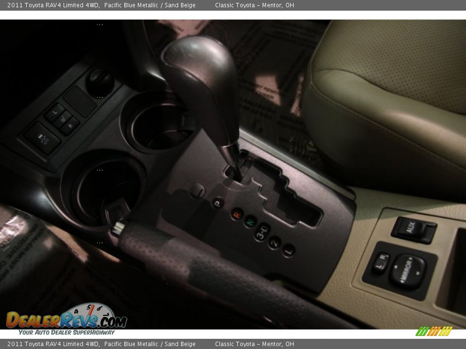 2011 Toyota RAV4 Limited 4WD Pacific Blue Metallic / Sand Beige Photo #9