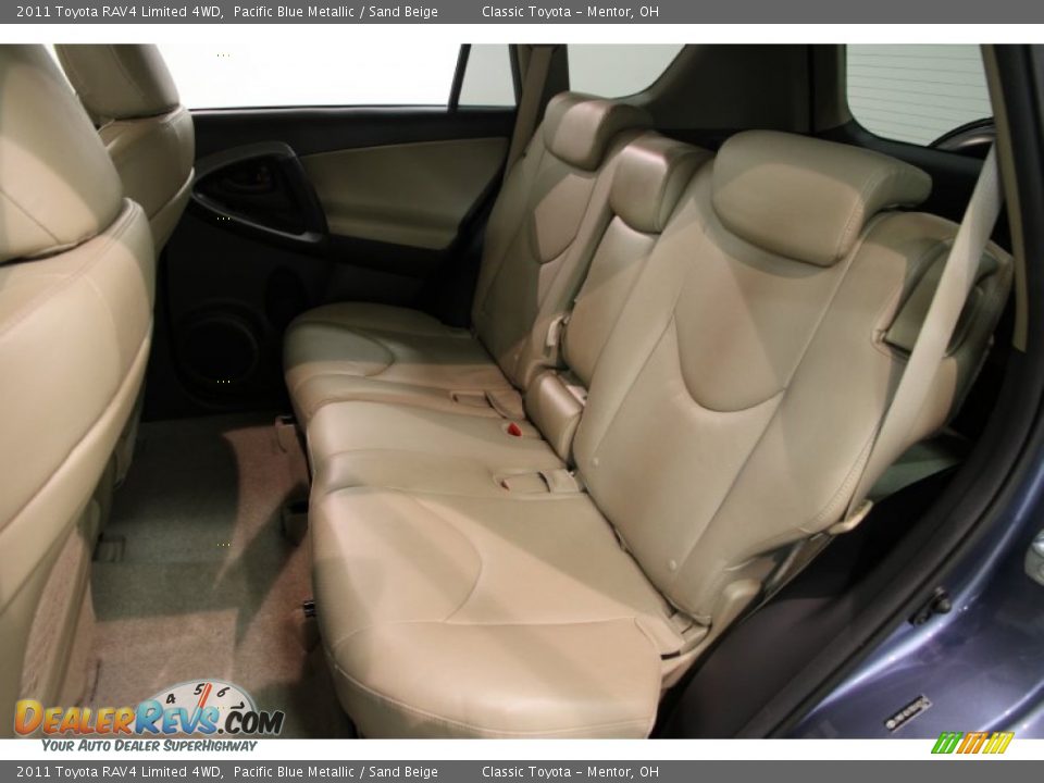 2011 Toyota RAV4 Limited 4WD Pacific Blue Metallic / Sand Beige Photo #13