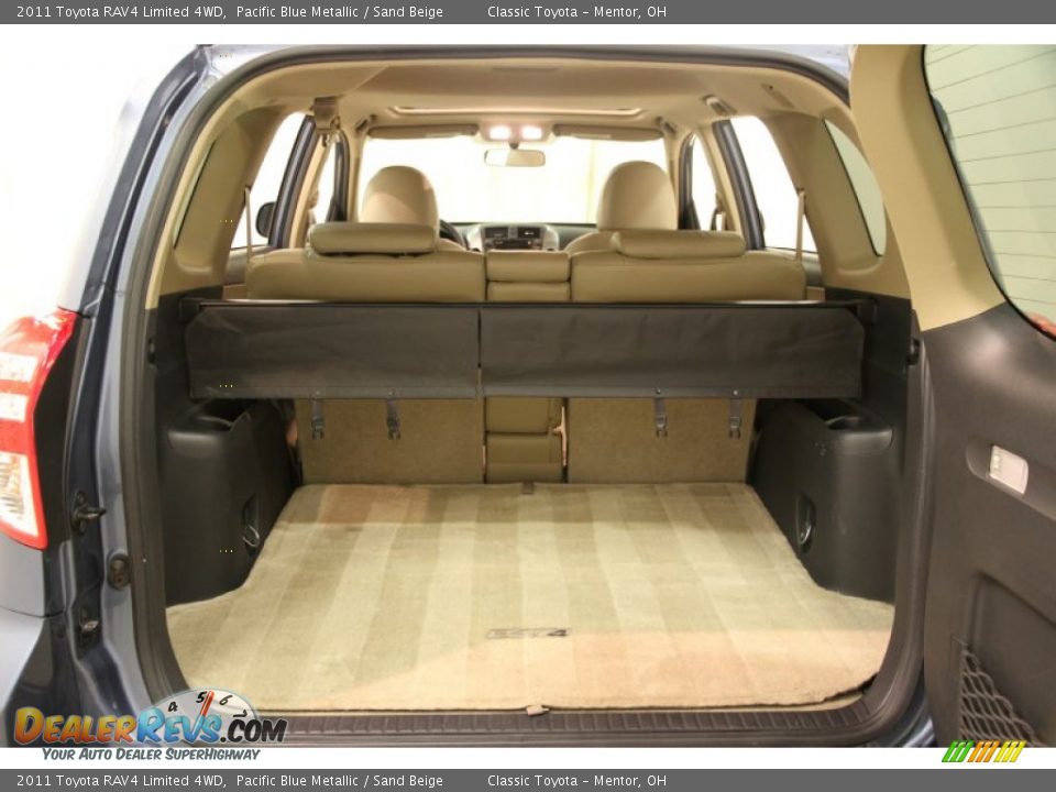2011 Toyota RAV4 Limited 4WD Pacific Blue Metallic / Sand Beige Photo #14