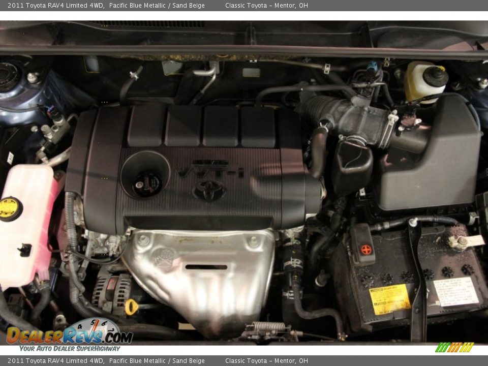 2011 Toyota RAV4 Limited 4WD Pacific Blue Metallic / Sand Beige Photo #15