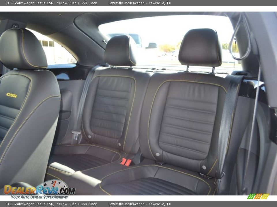 Rear Seat of 2014 Volkswagen Beetle GSR Photo #4
