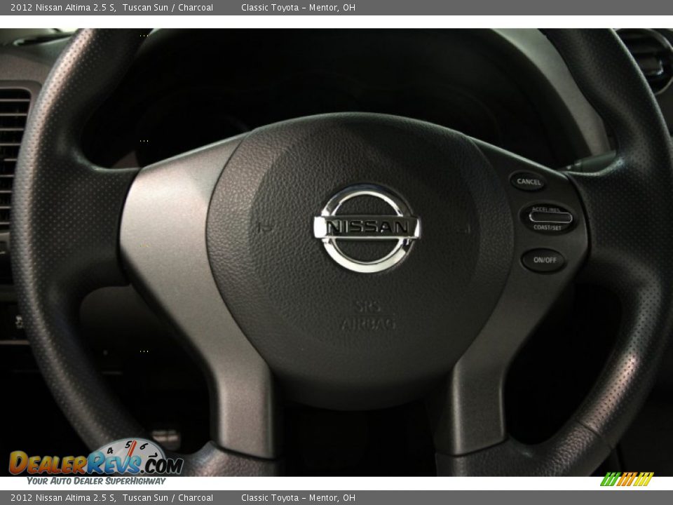 2012 Nissan Altima 2.5 S Tuscan Sun / Charcoal Photo #7