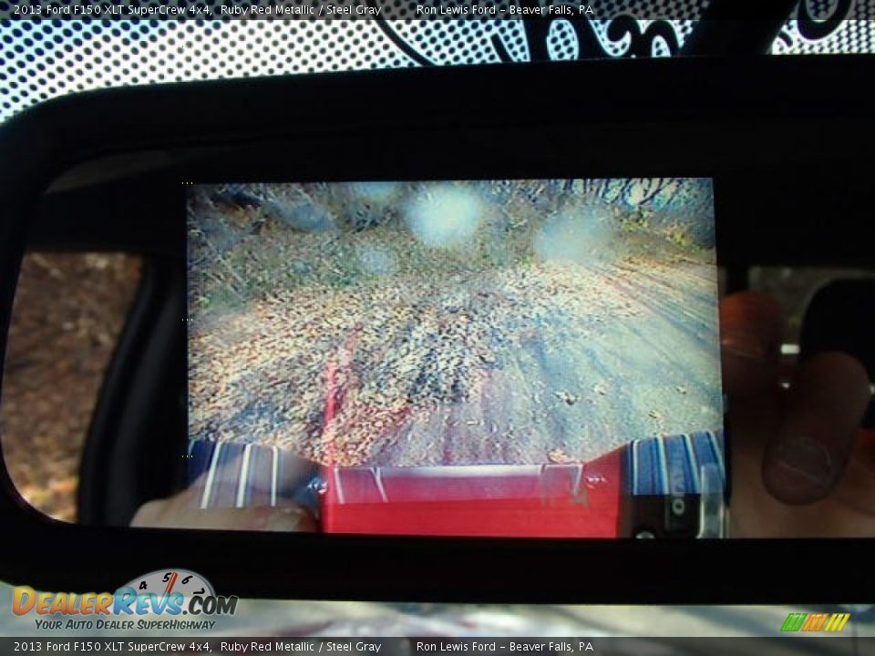 2013 Ford F150 XLT SuperCrew 4x4 Ruby Red Metallic / Steel Gray Photo #17