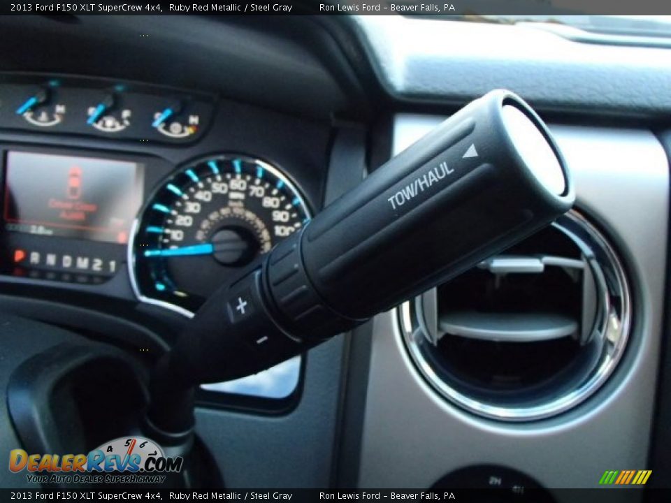 2013 Ford F150 XLT SuperCrew 4x4 Ruby Red Metallic / Steel Gray Photo #19