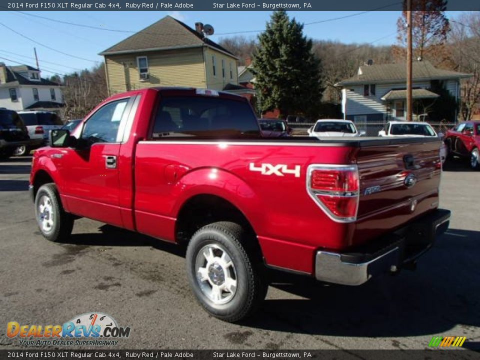 Ruby Red 2014 Ford F150 XLT Regular Cab 4x4 Photo #7