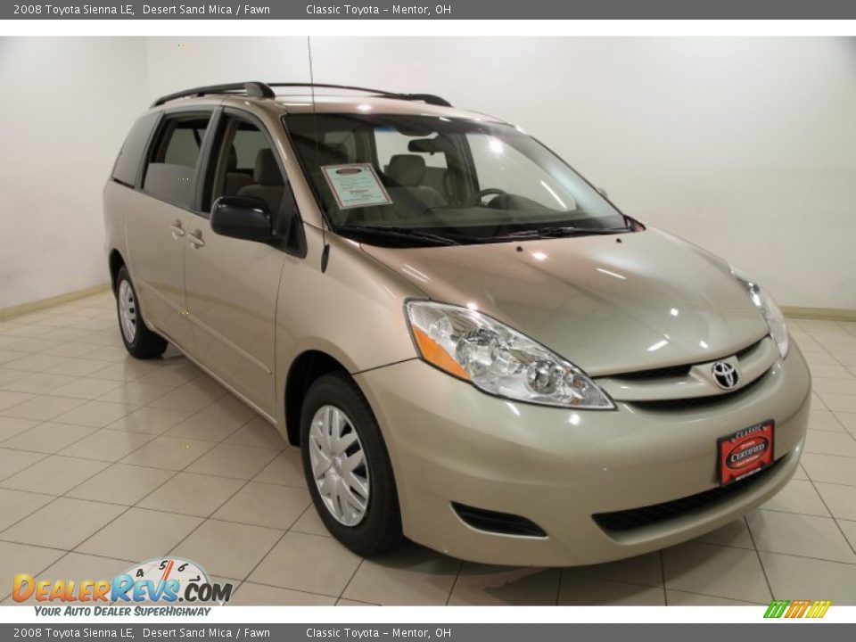 2008 Toyota Sienna LE Desert Sand Mica / Fawn Photo #1