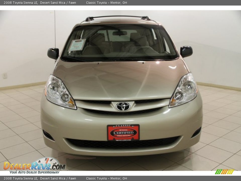 2008 Toyota Sienna LE Desert Sand Mica / Fawn Photo #2