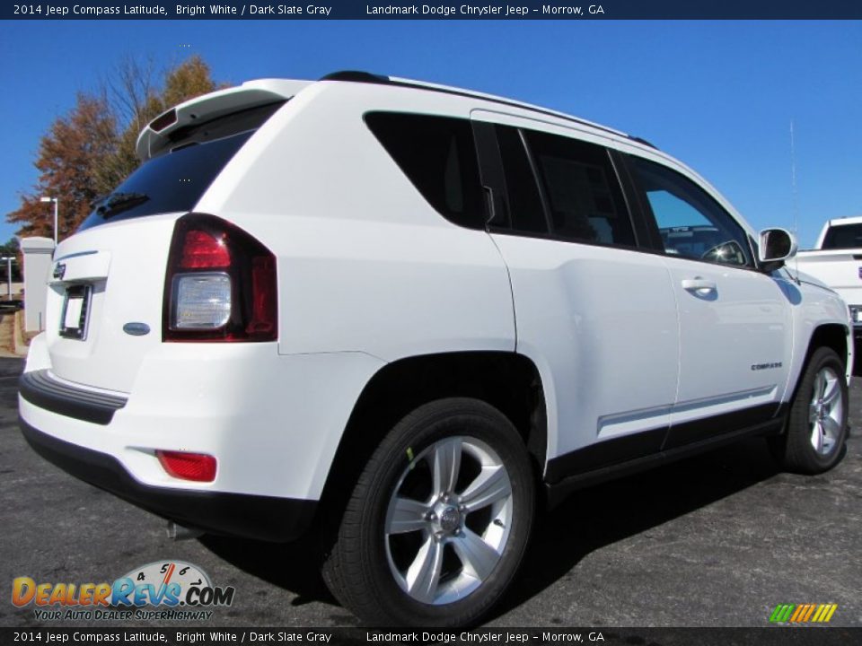 2014 Jeep Compass Latitude Bright White / Dark Slate Gray Photo #3