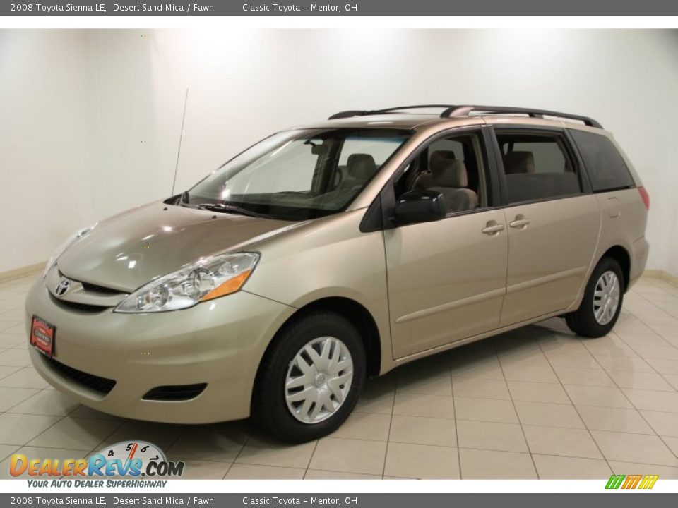 2008 Toyota Sienna LE Desert Sand Mica / Fawn Photo #3
