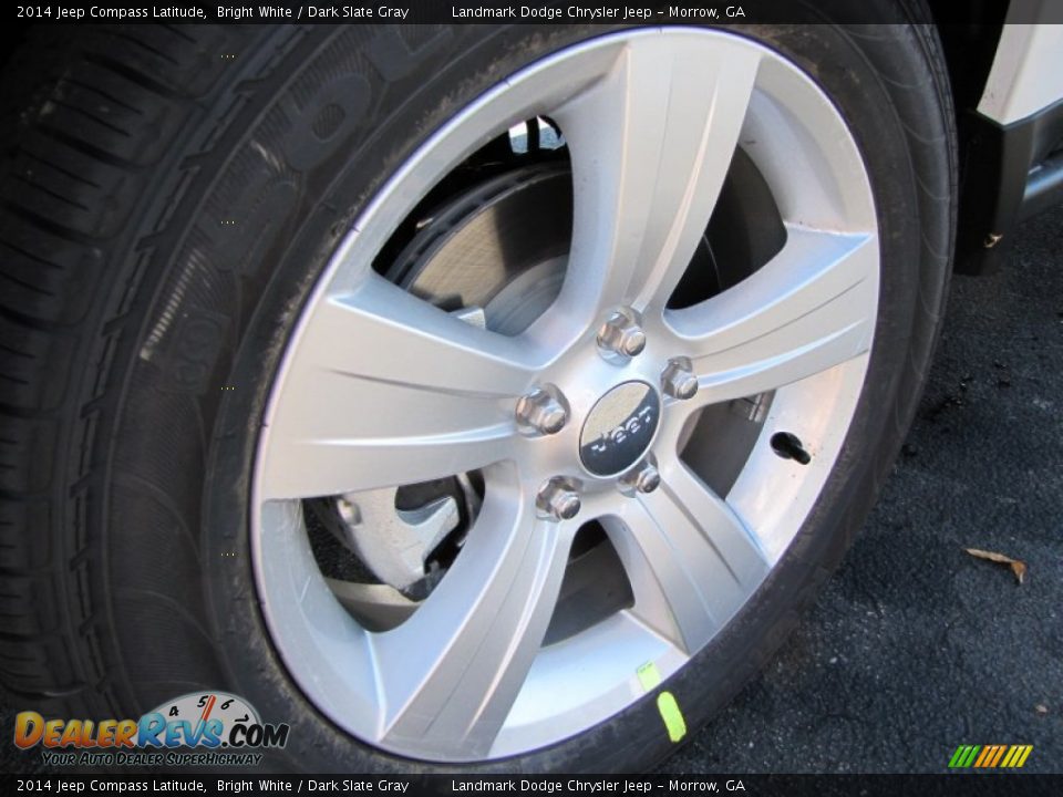 2014 Jeep Compass Latitude Bright White / Dark Slate Gray Photo #5