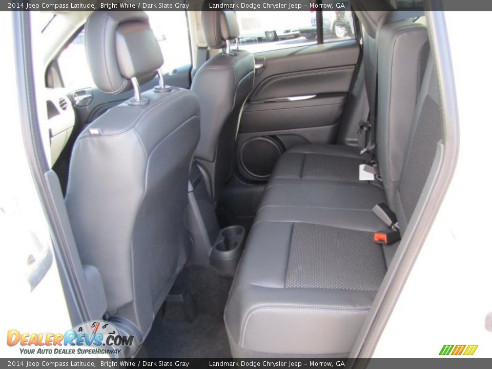 2014 Jeep Compass Latitude Bright White / Dark Slate Gray Photo #7