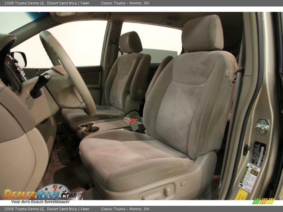 2008 Toyota Sienna LE Desert Sand Mica / Fawn Photo #7