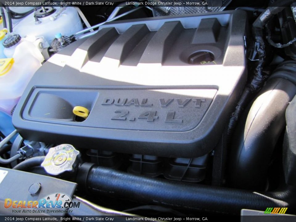 2014 Jeep Compass Latitude Bright White / Dark Slate Gray Photo #9