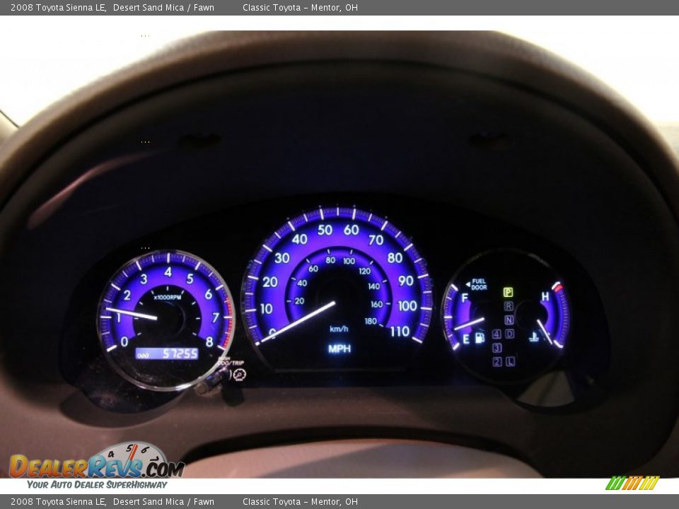 2008 Toyota Sienna LE Desert Sand Mica / Fawn Photo #10