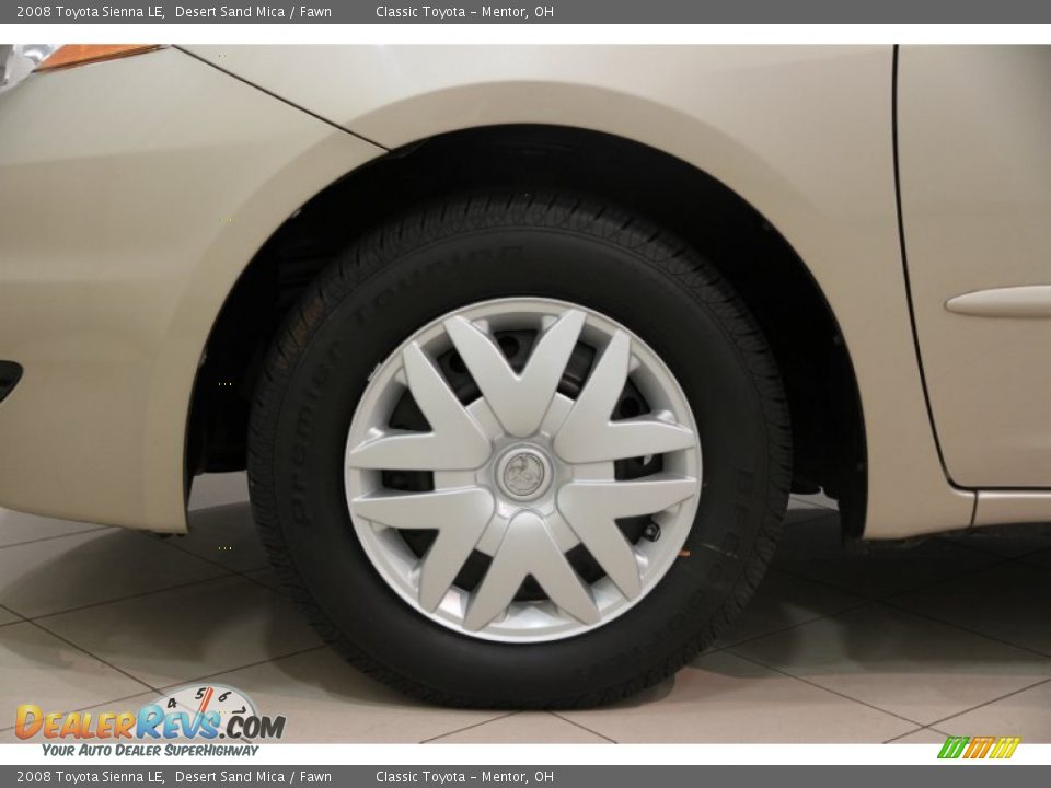 2008 Toyota Sienna LE Desert Sand Mica / Fawn Photo #24