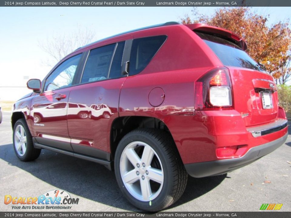 2014 Jeep Compass Latitude Deep Cherry Red Crystal Pearl / Dark Slate Gray Photo #2