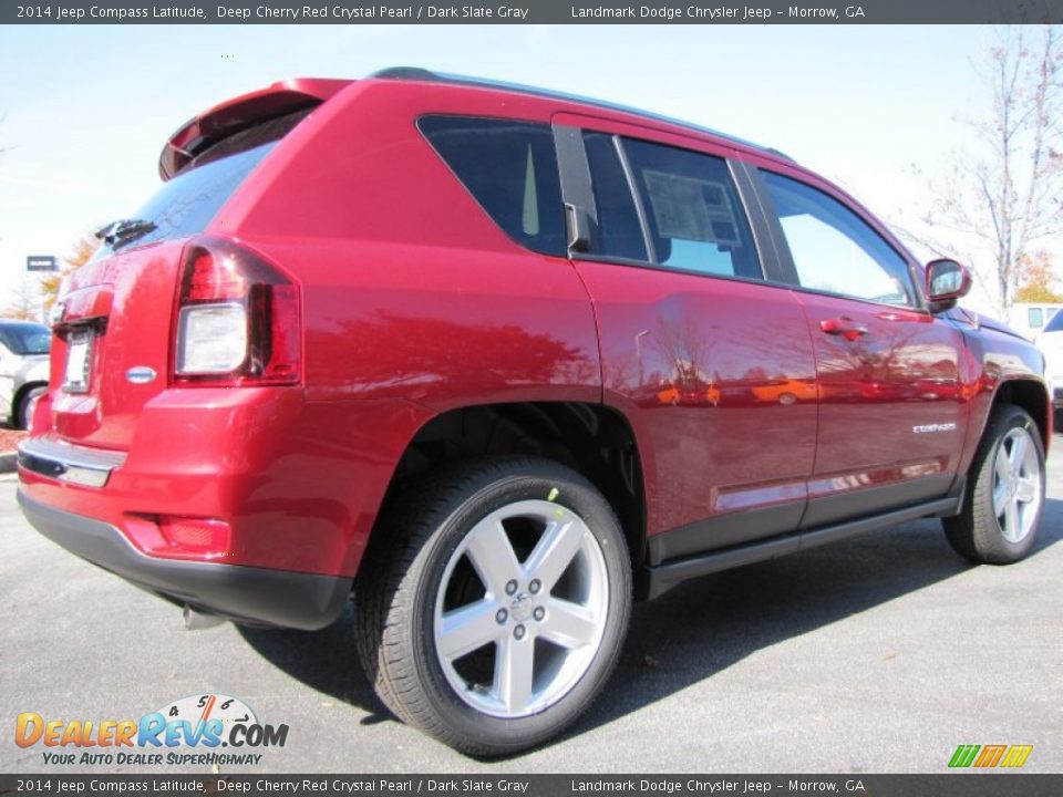 2014 Jeep Compass Latitude Deep Cherry Red Crystal Pearl / Dark Slate Gray Photo #3