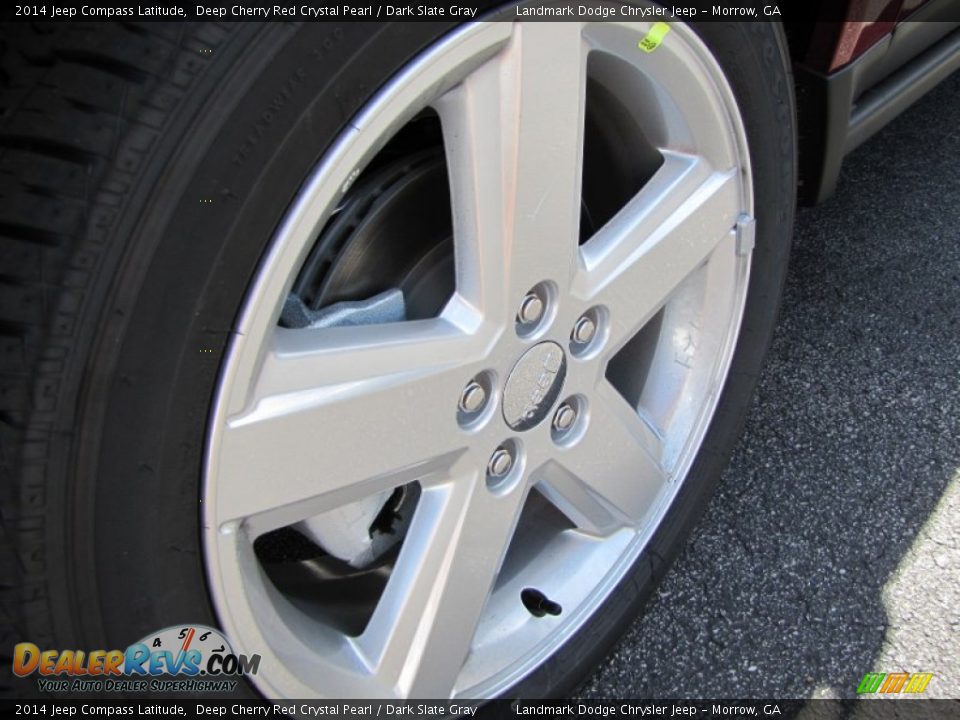 2014 Jeep Compass Latitude Deep Cherry Red Crystal Pearl / Dark Slate Gray Photo #5