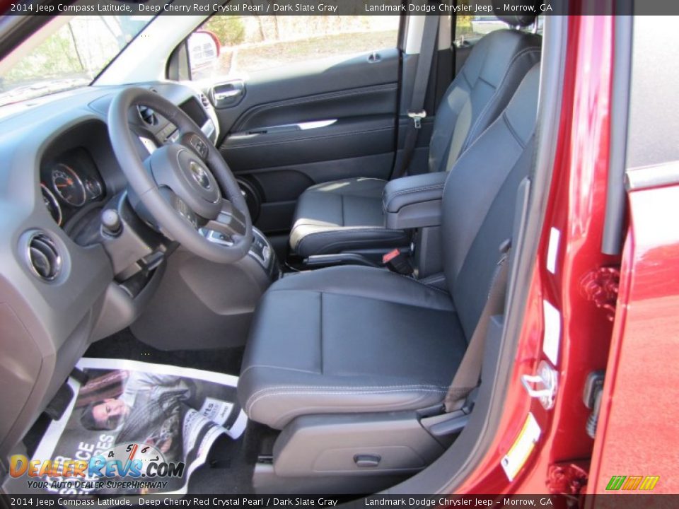 2014 Jeep Compass Latitude Deep Cherry Red Crystal Pearl / Dark Slate Gray Photo #6