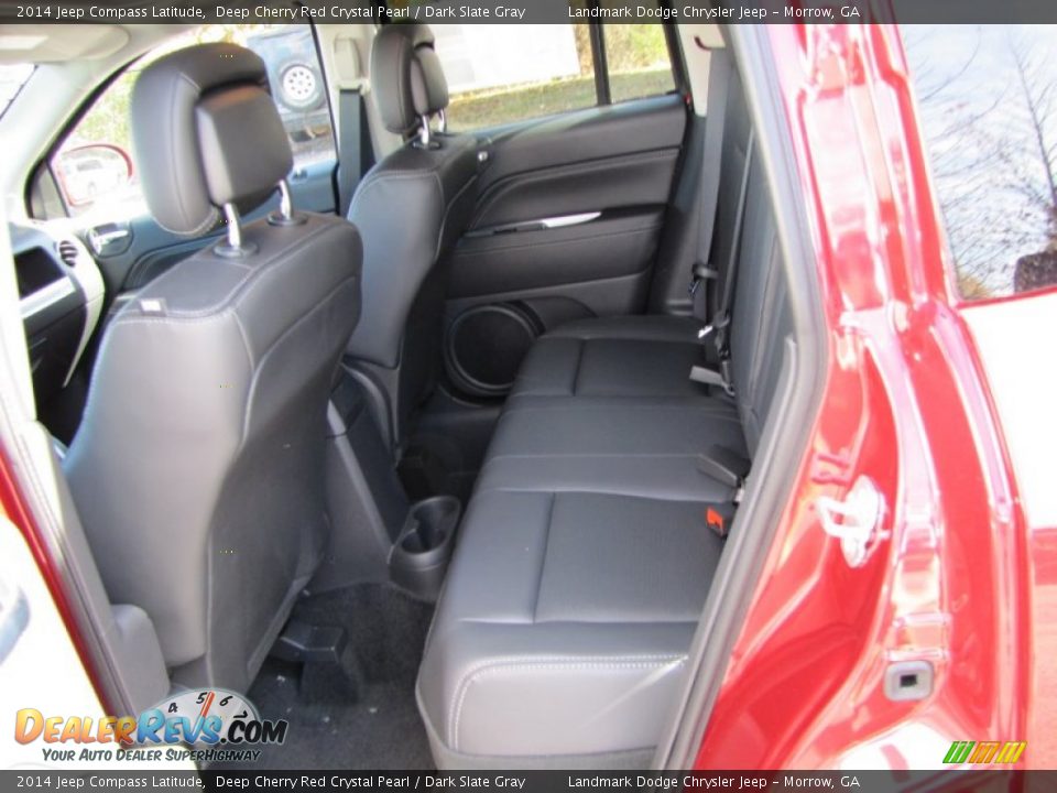 2014 Jeep Compass Latitude Deep Cherry Red Crystal Pearl / Dark Slate Gray Photo #8