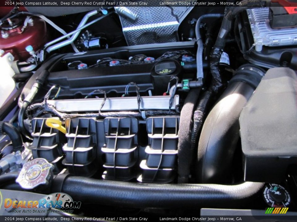 2014 Jeep Compass Latitude Deep Cherry Red Crystal Pearl / Dark Slate Gray Photo #10