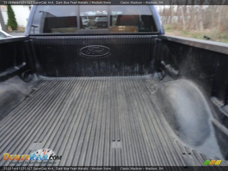 2010 Ford F150 XLT SuperCab 4x4 Dark Blue Pearl Metallic / Medium Stone Photo #8