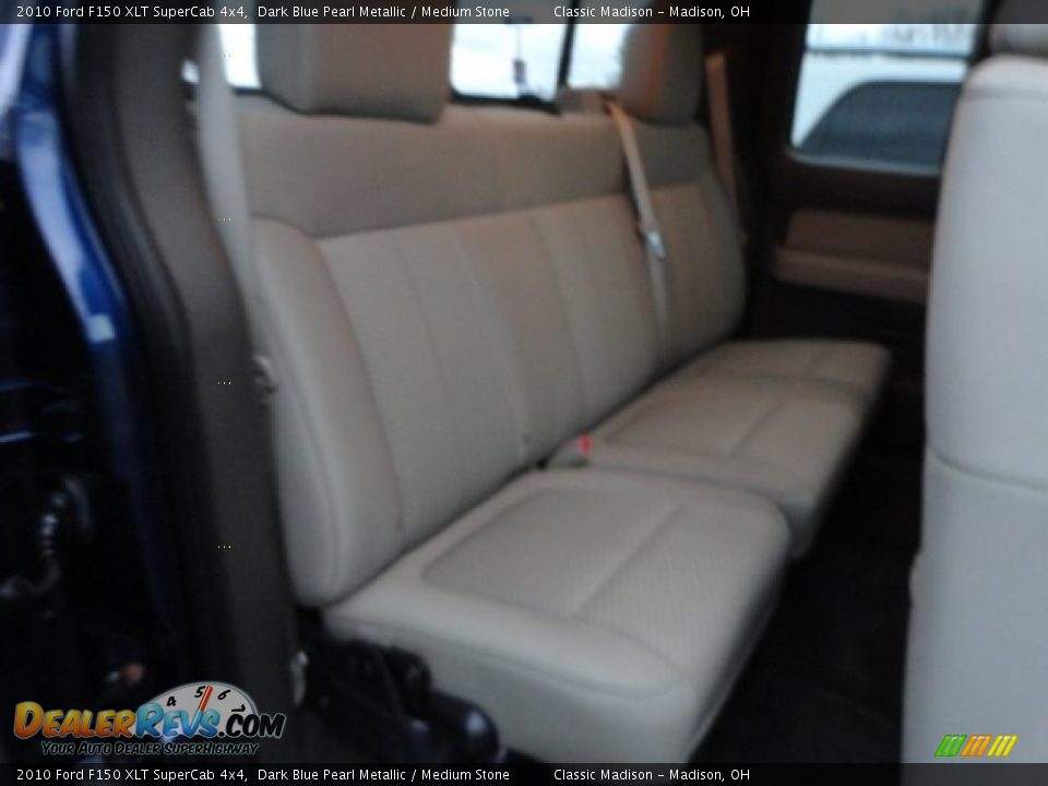 2010 Ford F150 XLT SuperCab 4x4 Dark Blue Pearl Metallic / Medium Stone Photo #9