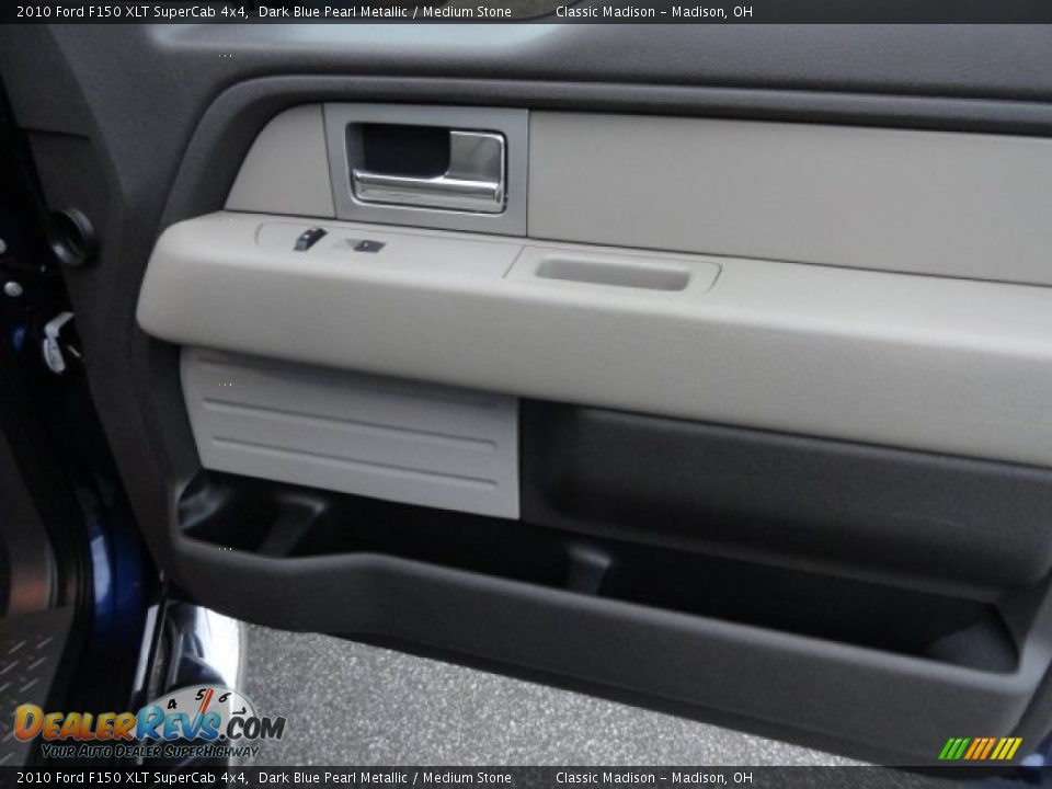 2010 Ford F150 XLT SuperCab 4x4 Dark Blue Pearl Metallic / Medium Stone Photo #11