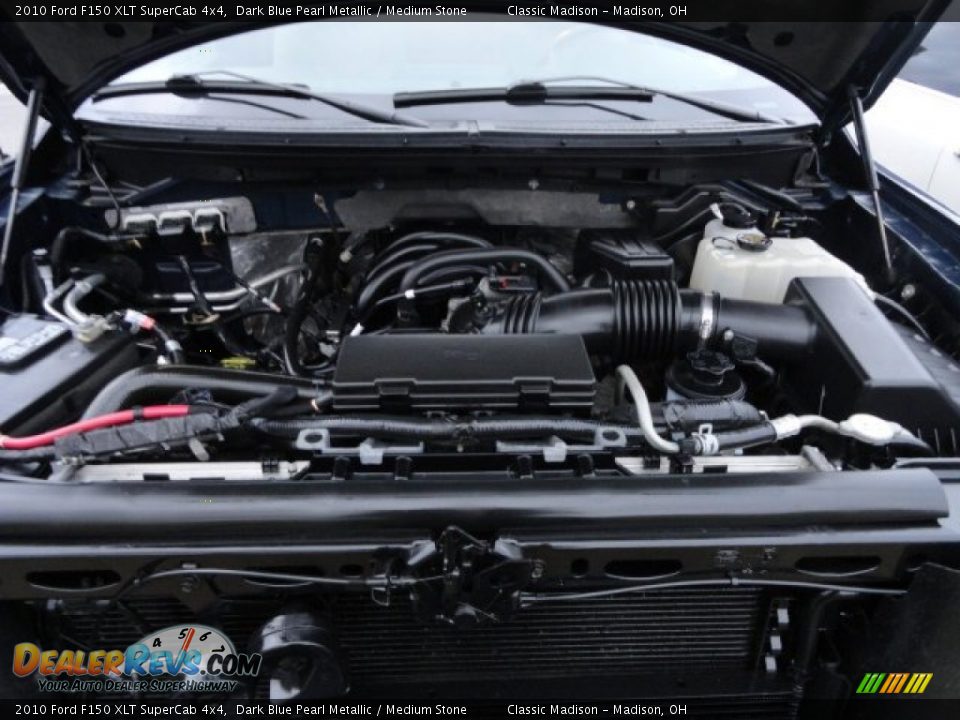 2010 Ford F150 XLT SuperCab 4x4 Dark Blue Pearl Metallic / Medium Stone Photo #12