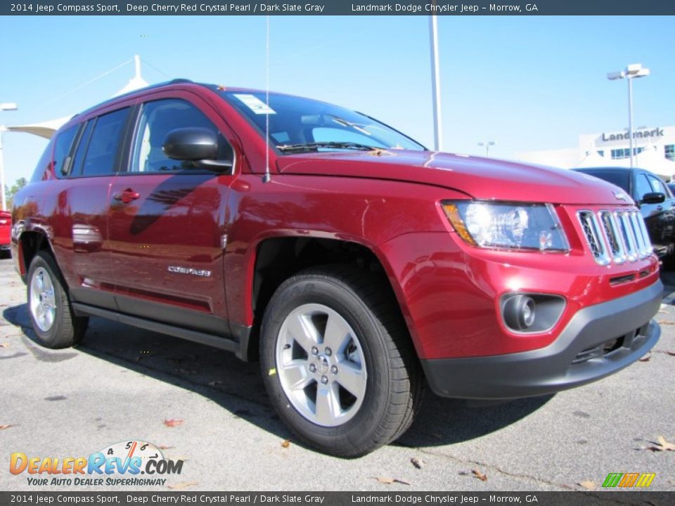 2014 Jeep Compass Sport Deep Cherry Red Crystal Pearl / Dark Slate Gray Photo #4