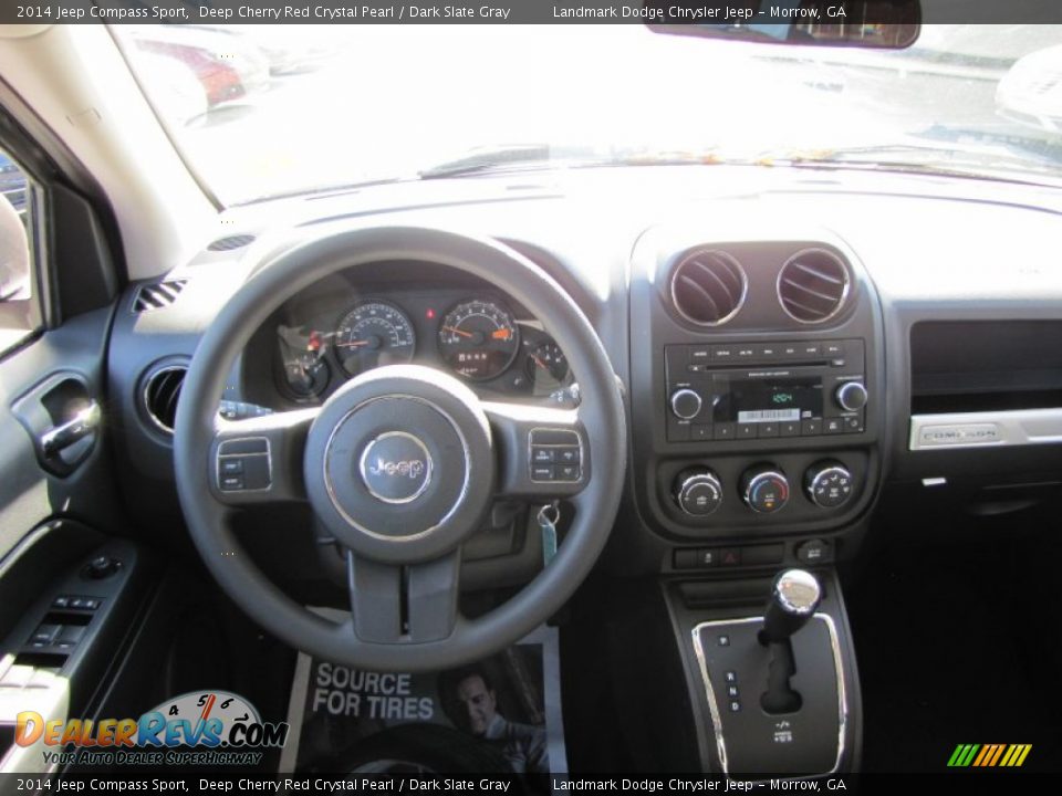 2014 Jeep Compass Sport Deep Cherry Red Crystal Pearl / Dark Slate Gray Photo #8