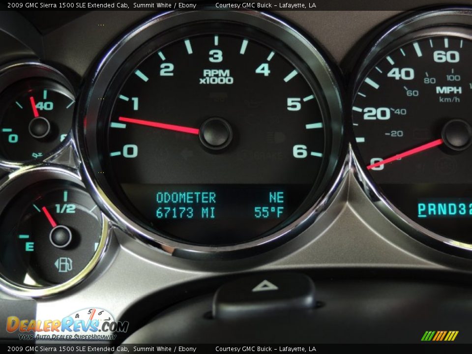 2009 GMC Sierra 1500 SLE Extended Cab Summit White / Ebony Photo #16