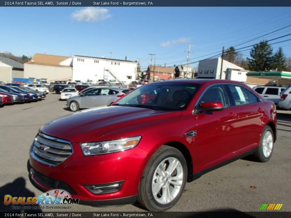 2014 Ford Taurus SEL AWD Sunset / Dune Photo #1