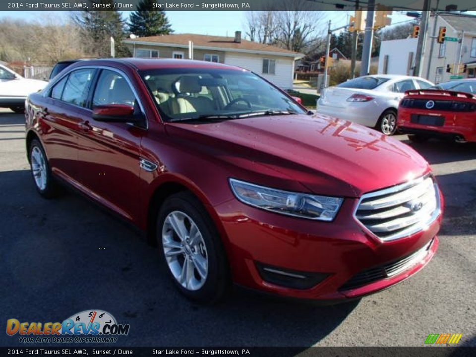 2014 Ford Taurus SEL AWD Sunset / Dune Photo #3