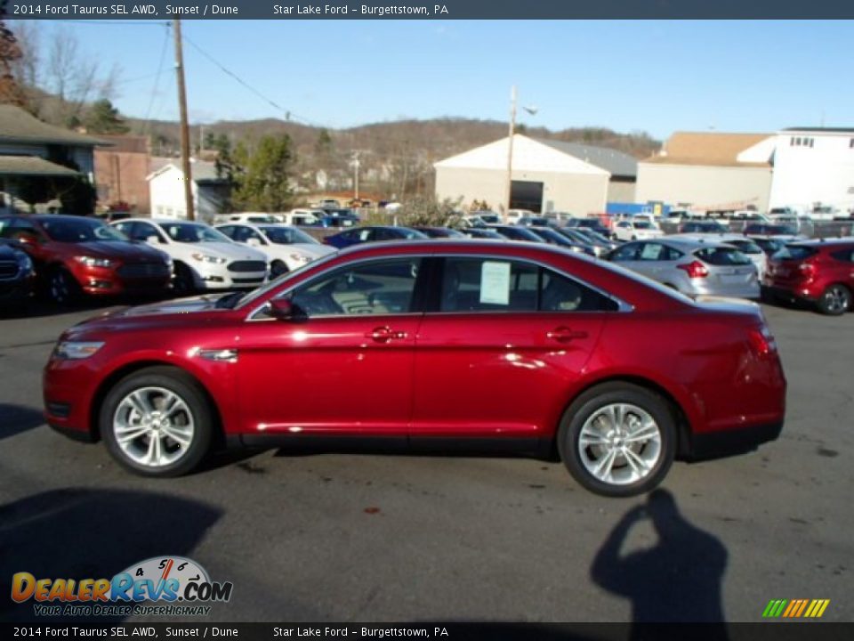 2014 Ford Taurus SEL AWD Sunset / Dune Photo #8