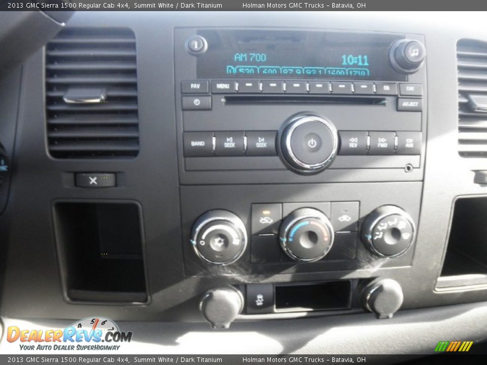 2013 GMC Sierra 1500 Regular Cab 4x4 Summit White / Dark Titanium Photo #6